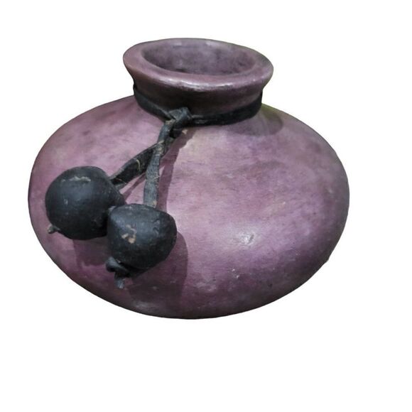 Vintage 1991 Montaage Moon Collection Clay Half Moon Vase - Picture 1 of 10